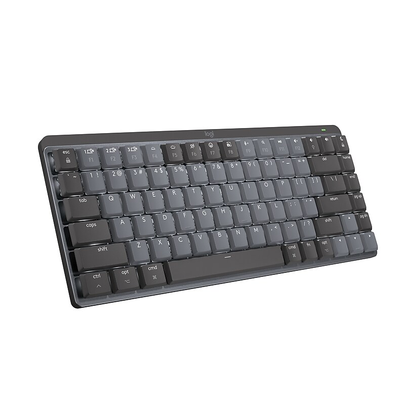 Logitech MX Mechanical Mini for Mac Wireless Ergonomic Keyboard, Space Gray (920-010831) image 1