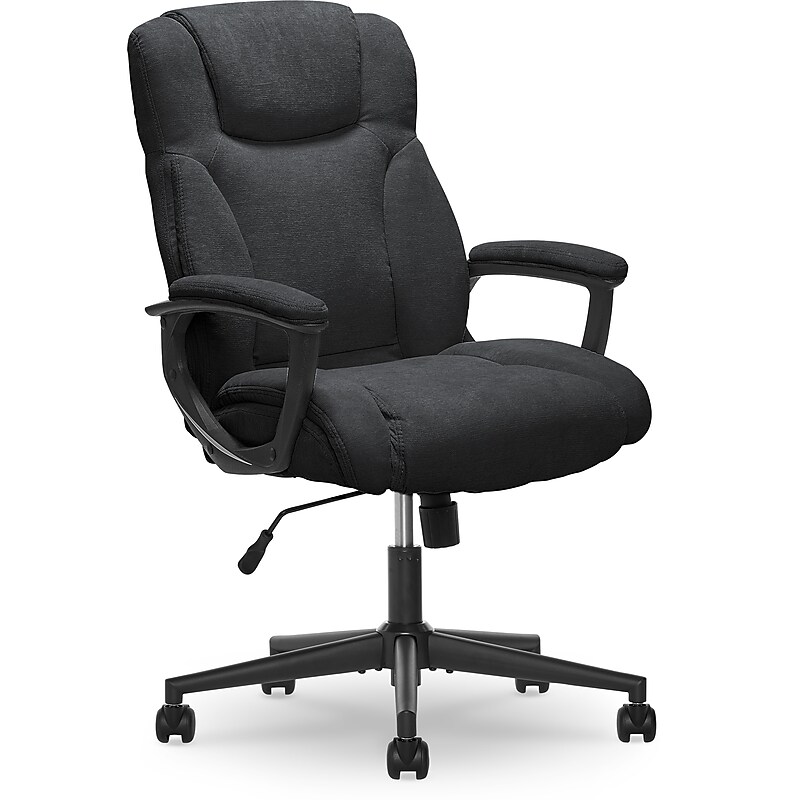 Serta Hannah II Fabric Executive Chair, Black (43672F) image 1