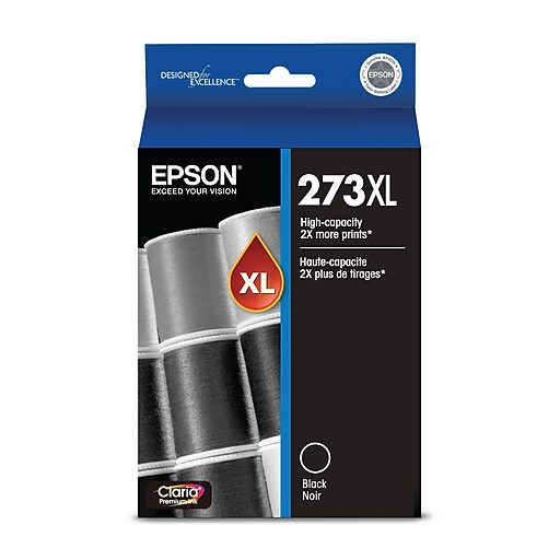 Epson T273XL Black Ink Cartridge, High Yield (T273XL020-S) | Staples