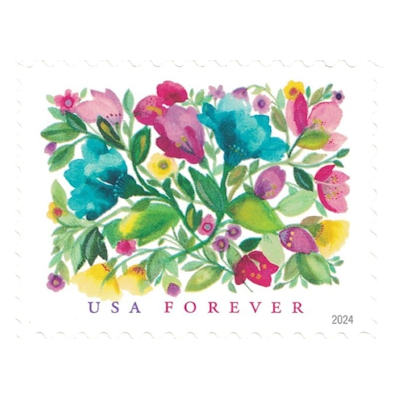 USPS Celebration Blooms Forever 20 Postage Stamps (FOR-CELBLOOM20) image 1