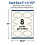 Avery Oval Business Cards, Matte Ivory, 80/Pack (19479399006)~#|#~C38A5C15-CB39-42E1-BF2E486E118B30C4_sc7