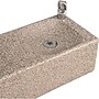 Global Industrial Outdoor Drinking Fountain w/ Bottle Filler, Rotocast Granite Finish (603601)~#|#~C38BEF41-8679-48B5-9E96CB222B4BA3CA_sc7