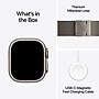 Apple Watch Ultra 4 GPS + Cellular Smartwatch, 49mm, Natural Titanium Case with Milanese Loop, Large (MJAA4LS/A)~#|#~C38CC734-051F-4FEE-81A7AA7951D8C1A5_sc7