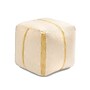 Anji Mountain Waterbury Beige Honey Mustard Fabric Square Pouf Ottoman (AMBPF114-1818)~#|#~C39C2655-51E1-4FA4-92219FE9DB6D2C70_sc7