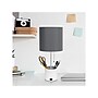 Simple Designs Table Lamp, White/Gray (LT1085-GOW)~#|#~C39C7A23-AE99-40C3-86602BC0AFCD5208_sc7
