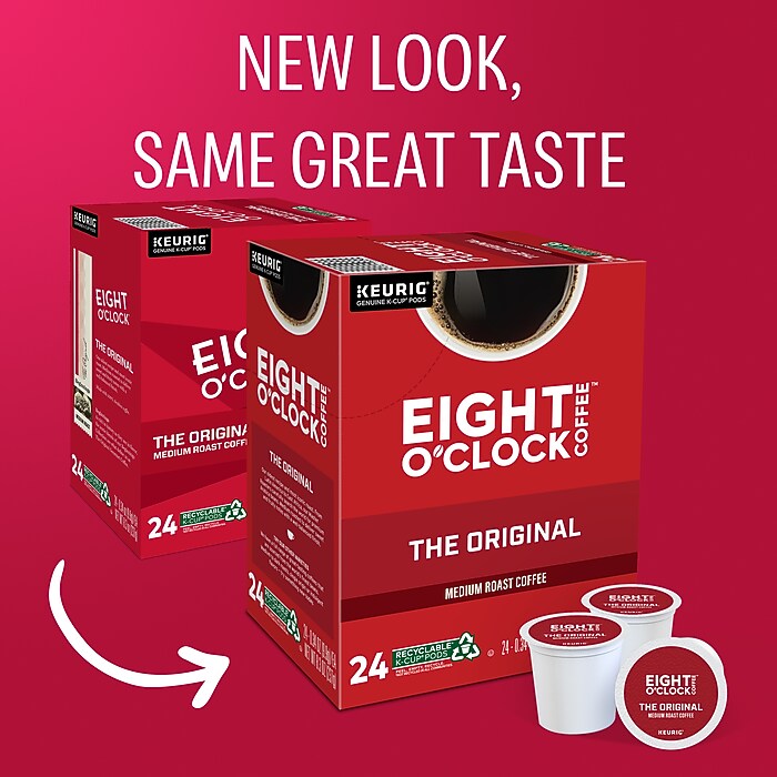 Eight O'Clock Original Blend Coffee Keurig® K-Cup® Pods, Medium