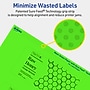 Avery Rectangle Multipurpose Labels, 2.5" x 5", Neon Green, 60/Pack (94246)~#|#~C3A0B432-55DD-451C-A3082C00A7AB79A0_sc7