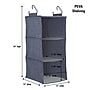 Household Essentials Hanging Closet Organizer, 3 Shelf (HE1062)~#|#~C3A177F3-ADF9-48D9-A60FDC06A348D04B_sc7