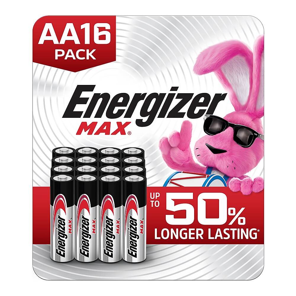 Energizer MAX® batteries, 16/pk