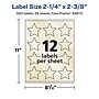 Avery Pearlized Ivory Burst Multipurpose Labels, 2-1/4" x 2-3/8", Ivory, 300/Pack (94611)~#|#~C3A617AB-3C40-46E5-B842150AE4673E76_sc7