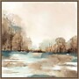 Amanti Art Silent Still Water by Eva Watts Framed Canvas Wall Art Print, 30"W x 30"H (A42678707510)~#|#~C3A8075F-08BD-4AEF-AF35C6F2D01C1C3B_sc7