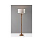 Adesso Rebecca 60" Natural Rubberwood Floor Lamp with White Drum Shade (1601-12)~#|#~C3AF63A3-4EFA-4BB2-A413DAE39BE0C174_sc7