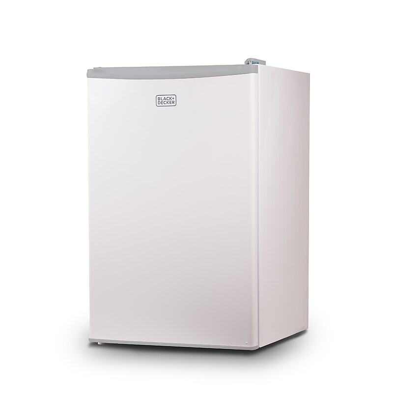 Black & Decker Adjustable Temperature Control Refrigerator with Freezer Compartment, 4.3 Cu. Ft., White (BCRK43W) image 1