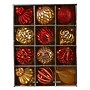 Nearly Natural Holiday Lux Shatterproof Red Christmas Tree Ornament Set, 100mm, 12/Set (D1004-RD)~#|#~C3BAF602-29FB-4C9B-8A8F8A7FBF4D7CF5_sc7