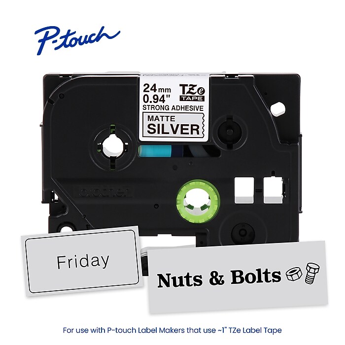 Brother P-touch Strong Adhesive Laminated Label Tape, ~1