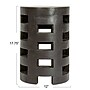Storied Home Mindi Wood Stool without Back, Black (EC1805)~#|#~C3C9F2F9-3D2C-4DE7-BF4F5B581AFB65A6_sc7