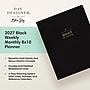2027 Blue Sky Day Designer 8" x 10" Weekly & Monthly Planner, Black (161281)~#|#~C3CAFABC-6F3E-4915-9C833FA6BDDD8057_sc7