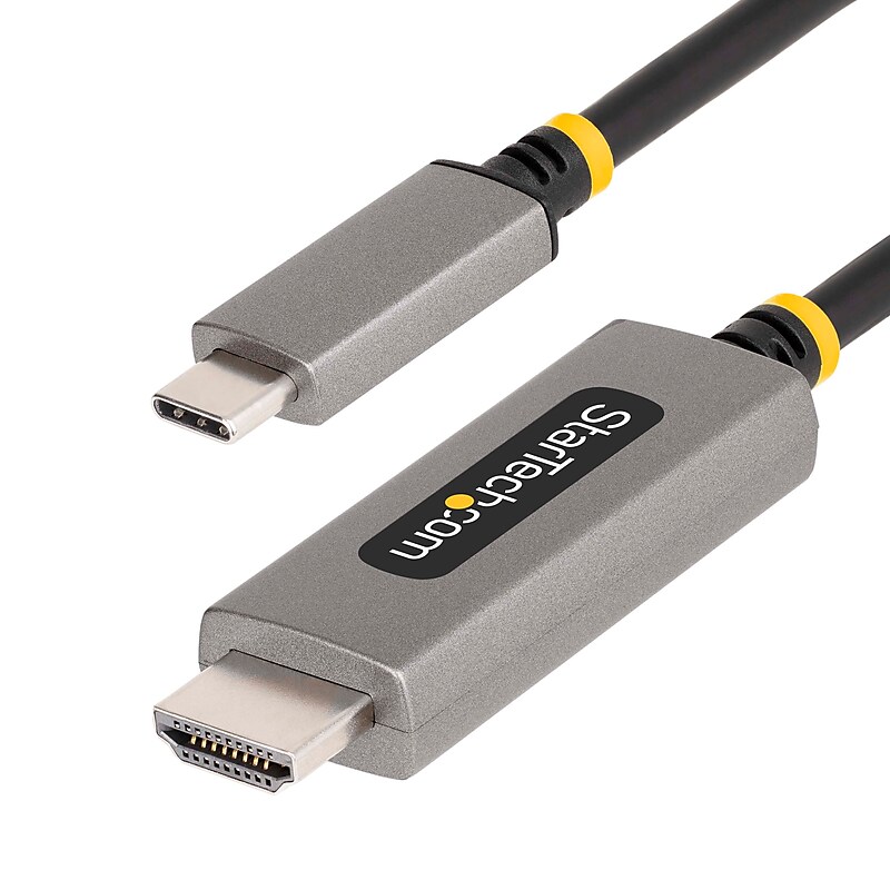 StarTech 3.3' 8K USB-C to HDMI Adapter Cable, Male to Male, Space Gray (134B-USBC-HDMI211M) image 1