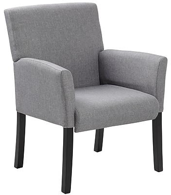 Boss Contemporary Fabric Guest Chair (B659-MG) Sansujyuku sansujyuku.com