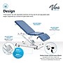 Viva Comfort XRO 3-Section Electric Height and Back Adjustable Exam Table, 600 lbs. Capacity, Blue (ADI903-21-BLU-MK)~#|#~C3D4AD97-0AAA-4263-A338177AA8C8BCA3_sc7