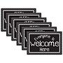 Ashley Productions Smart Poly Non-Skid Computer Mouse Pad, Everyone is Welcome Here, BW Dots, 6/Pack (ASH12509-6)~#|#~C3D66961-C303-4DFB-941CE3E9E2A79508_sc7