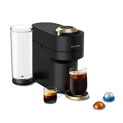 Nespresso Vertuo Pop+ Coffee and Espresso Machine Combination, Black/Gold (BNV125MTB1BUC1) Sansujyuku sansujyuku.com