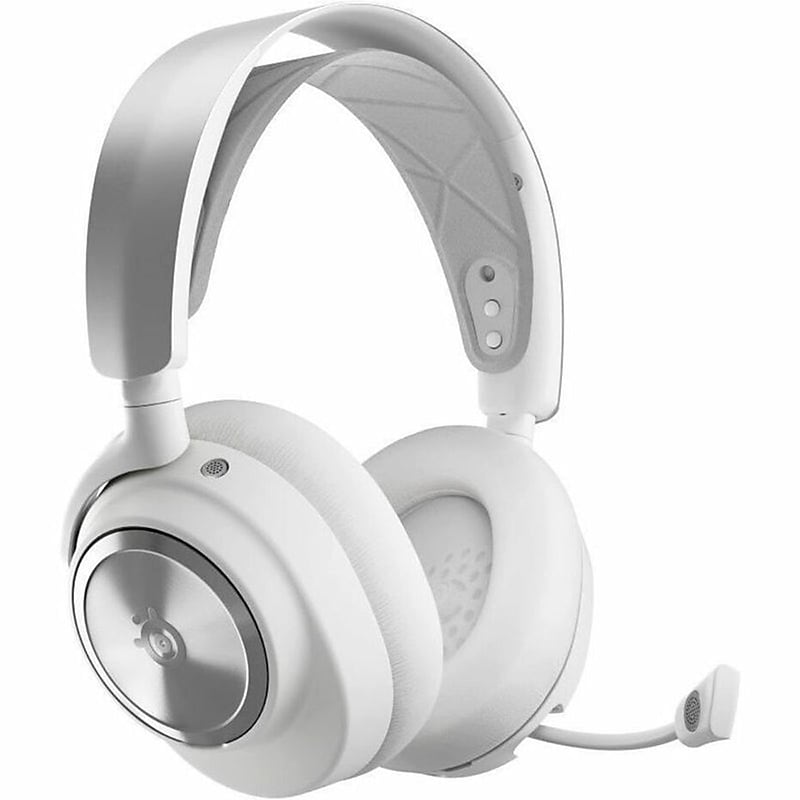 SteelSeries Arctis Nova Pro Wireless Noise Canceling Bluetooth Gaming Headset, USB-C, Xbox/PC, White (61525) image 1