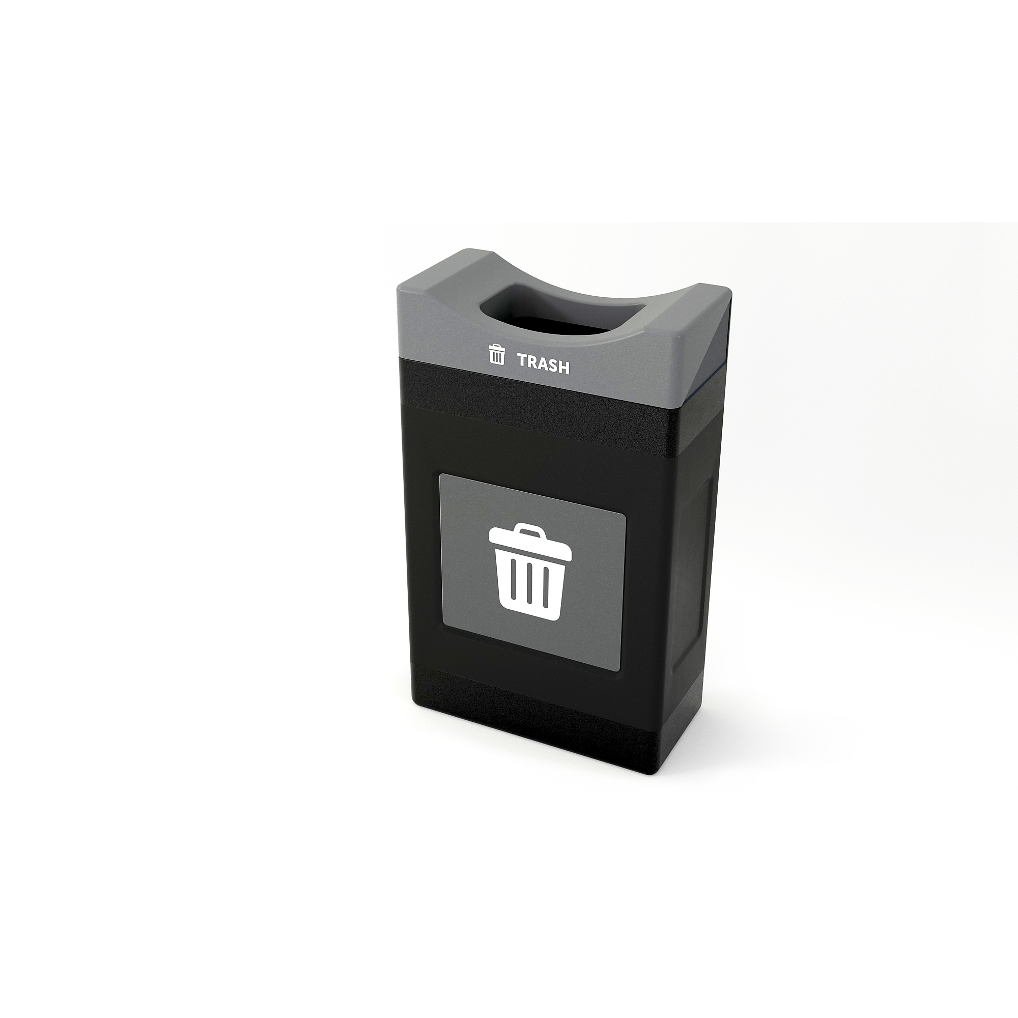 Commercial Zone Avante Polyethylene Trash Can, 30-Gallon, Black (7873S103A) Sansujyuku sansujyuku.com