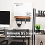 Mind Reader Glass Dry Erase Board with Wood Holder and Hook Whiteboard Message Center, White (LIFTBOARD-WHT)~#|#~C3ED28CB-6C57-40A3-8BAE6E69BB189A78_sc7