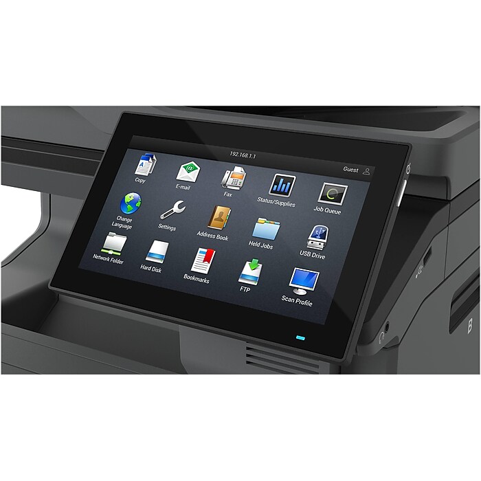 Lexmark CX730de Laser Printer, All-In-One, Print, Scan, Copy