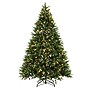 Safavieh 7.5 ft. Pre-Lit Artificial Christmas Tree, 600 Lights, Green (FXP2015A)~#|#~C3F1180E-B46B-4CE3-91ADD9775C3762DA_sc7