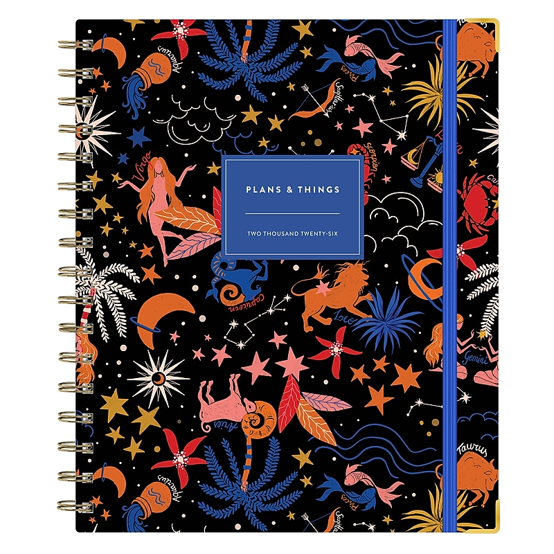 2026 Blue Sky Ascendant 9" x 7"  Weekly & Monthly Personal Organizer, Cardboard Cover (154963) image 1