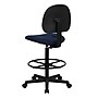 Flash Furniture Mid Back Fabric Ergonomic Drafting Stool, Navy Blue (BT659NVY)~#|#~C3F99714-50C8-4CBF-B723C386FABF4351_sc7