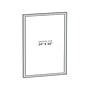Azar Sign Holder, 20" x 30", Wall Mounted, Silver, Plastic (300346-SLV)~#|#~C3FA1AEE-52ED-4158-91401FAEB1BE1123_sc7