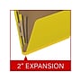 Medical Arts Press Pressboard Classification Folder, 2 Dividers, 2" Expansion, Letter Size, Yellow, 10/Box (DV-T42-26-3YLW)~#|#~C3FE7E9A-3DB5-498C-B16D67BE09713F99_sc7