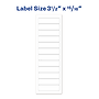 Avery Computer Labels, Dot Matrix Labels and Pin-Feed Labels, 15/16" x 3-1/2", White, 5,000 Labels/Pack (4013)~#|#~C402BD16-A50B-417F-93254AF9B0CA2E6B_sc7