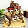 MegaChef Ladder Tray Set, Brown, 3 Tier, 4 Pieces (935122162M)~#|#~C4037A69-E2E7-4ADF-9E1A4C606AED2F40_sc7