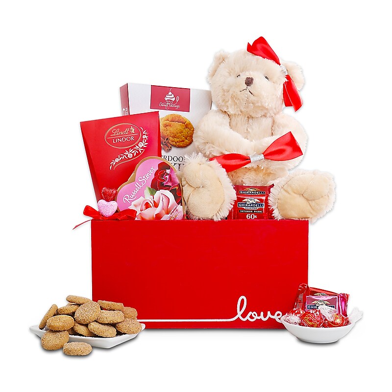 Alder Creek Valentine's Day Be My Valentine Gift Basket (FG02328) image 1