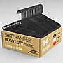 Nahanco Plastic Clothes Hangers, Black, 24/Pack (TBBHU)~#|#~C40911F8-1930-4C22-B58BEC0317E07367_sc7