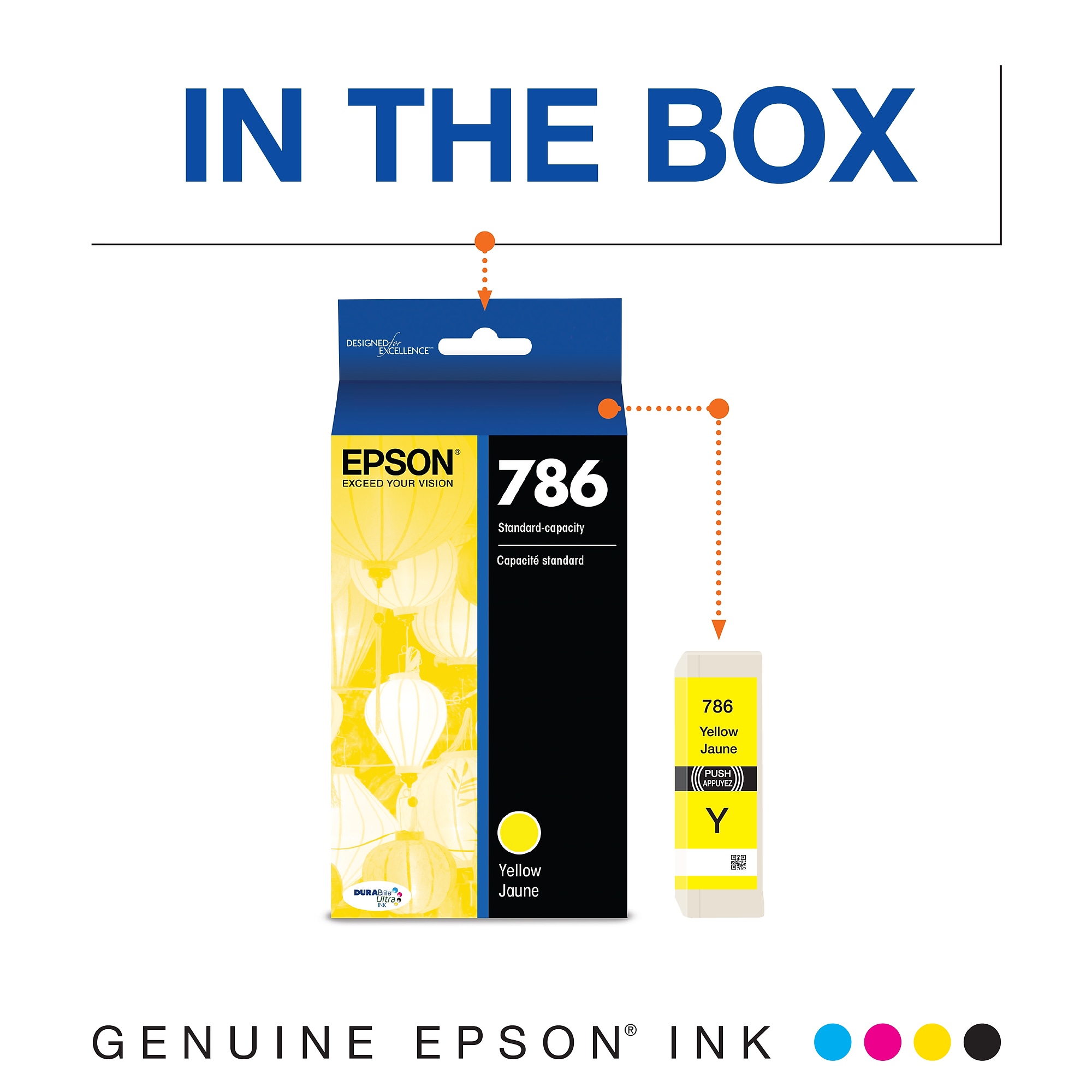 Epson T786 Yellow Standard Yield Ink Cartridge Sansujyuku sansujyuku.com