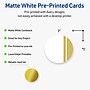Avery Double-Dipped Gold Edge Matte Blank Card, White, 120/Pack (S00-D22)~#|#~C416EF47-92C3-4899-9984D47981B0F52C_sc7