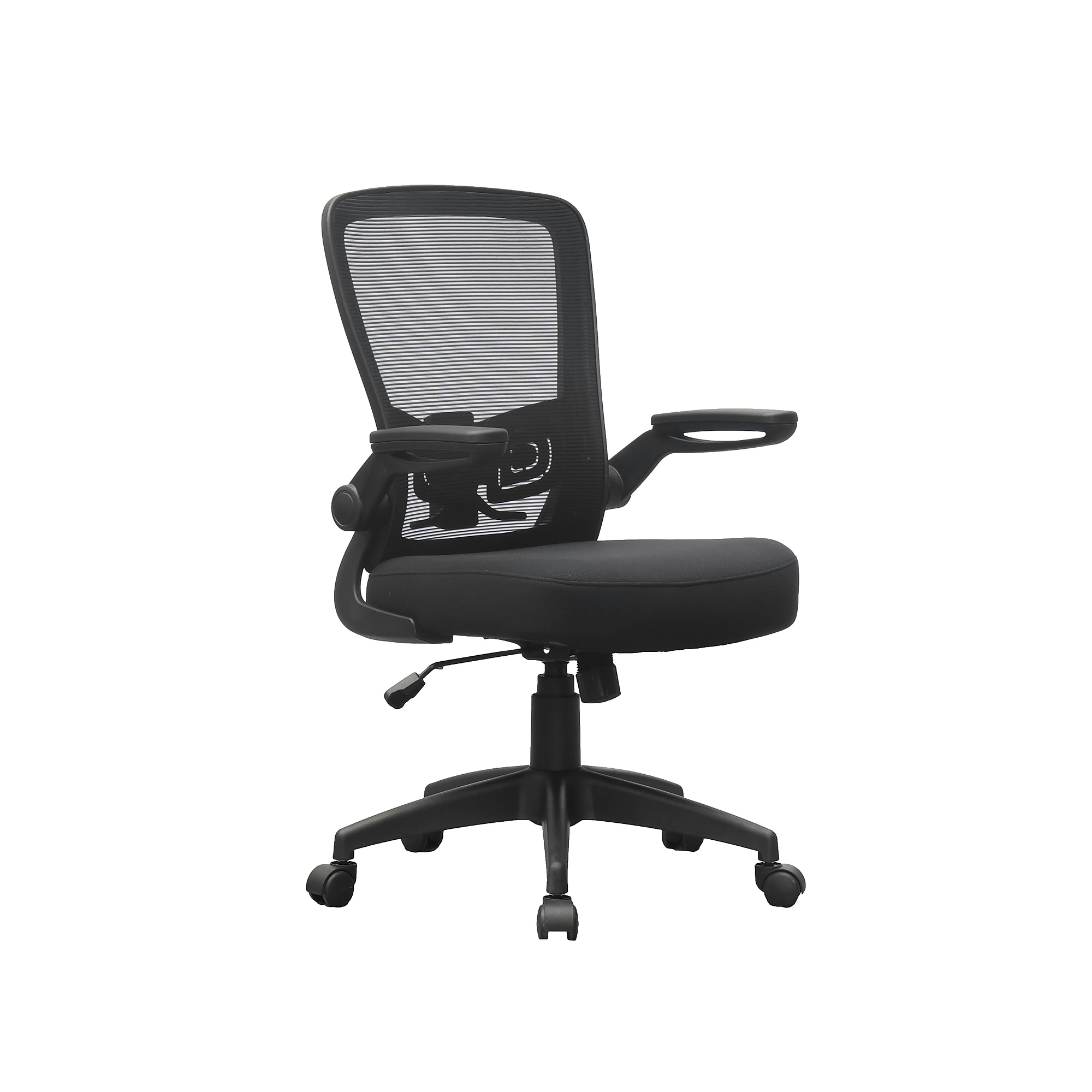 Boss Flip Arm Ergonomic Mesh/Fabric Swivel Task Chair, Black (B6366BK-BK) Sansujyuku sansujyuku.com