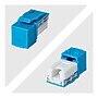 StarTech Cat6 Keystone Jack RJ45 UTP Ethernet Wall Jack, 90-Deg 110 Punch Down, 24/Pack (C6KEY110BL24PK)~#|#~C42518BA-D928-42A6-8B57E39D0E9A24D3_sc7