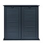 Household Essentials 2-Section Tilt-Out Laundry Sorter Cabinet with Shutter Front, Navy (HE1138)~#|#~C425E5DB-E1D7-4BA6-AA07D356915B6997_sc7