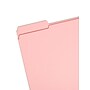 Smead Reinforced Top Tab Colored File Folders, Letter, Pink, 100/Bx (12634)~#|#~C4263ECE-9B7F-4BAC-86696CAF076BB2C2_sc7