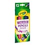 Crayola Watercolor Colored Pencils, Assorted Colors, 12/Box (68-4302)~#|#~C42A5ADC-8A83-4D74-88FB2E77FB33BF9F_sc7