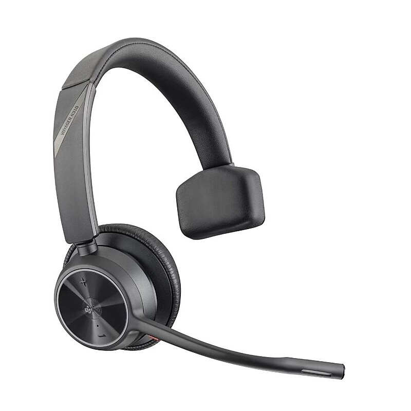 Poly Voyager 4310 Noise Canceling On-Ear Headset, Bluetooth, Black (77Y95AA) image 1