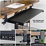 Mount-It! Adjustable 30"W Clamp-On Keyboard and Mouse Tray, Black (MI-7181)~#|#~C42C20C9-4F63-4A03-ACA7E4FF3FB9A2CF_sc7
