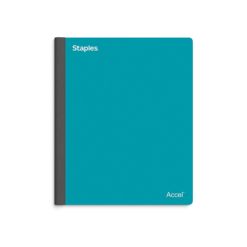 Staples Premium 3-Subject Notebook, 8.5" x 11", College Ruled, 150 Sheets, Blue (ST58333C) image 1
