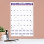2027 AT-A-GLANCE 20" x 30" Monthly Wall Calendar, White/Purple (PM4-28-27)~#|#~C43268BC-BD8F-4CAA-84E7E650A131B213_sc7